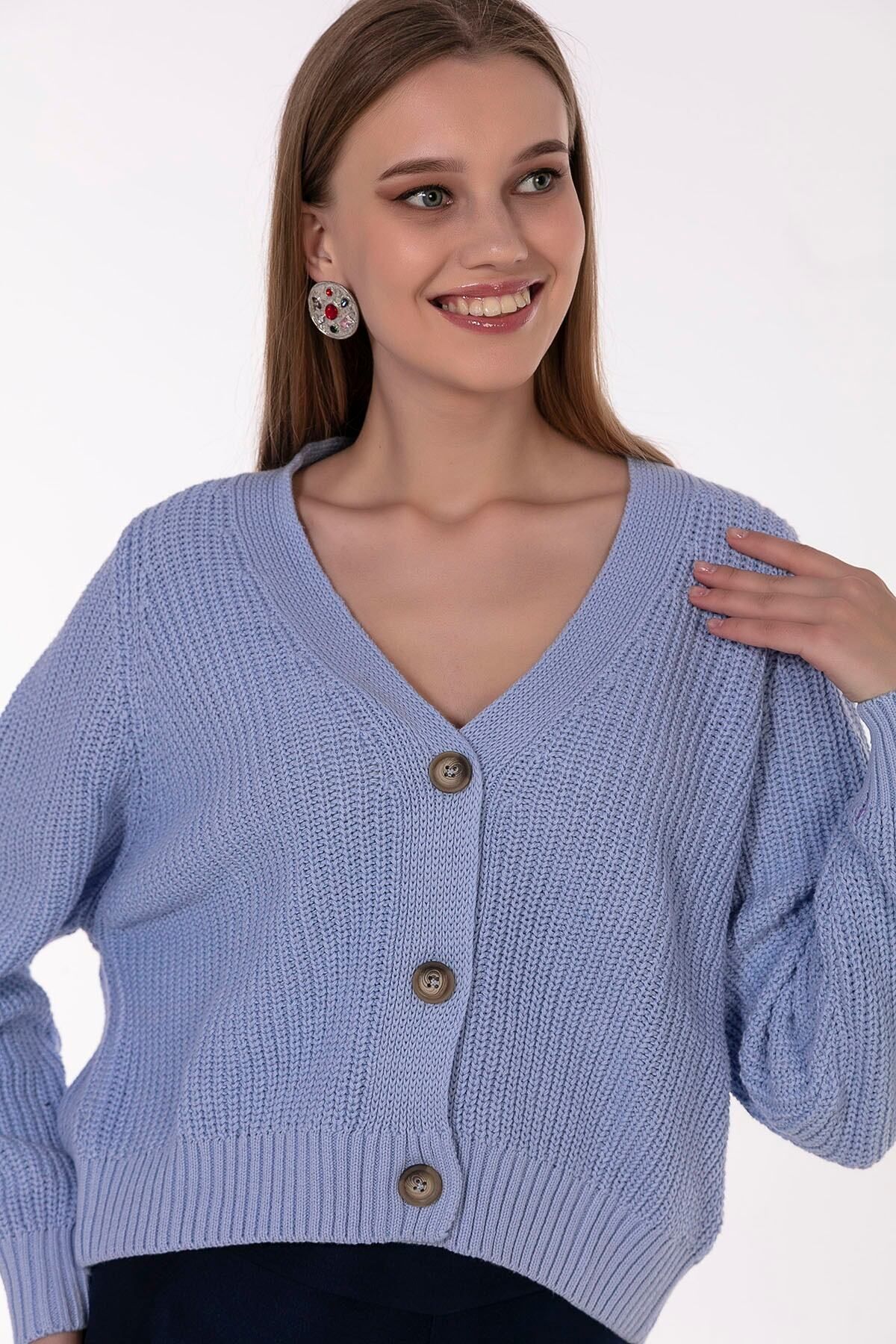 INFINITO FASHION-سترة تريكو نسائية 2101ıf 8817154 -1-4 4