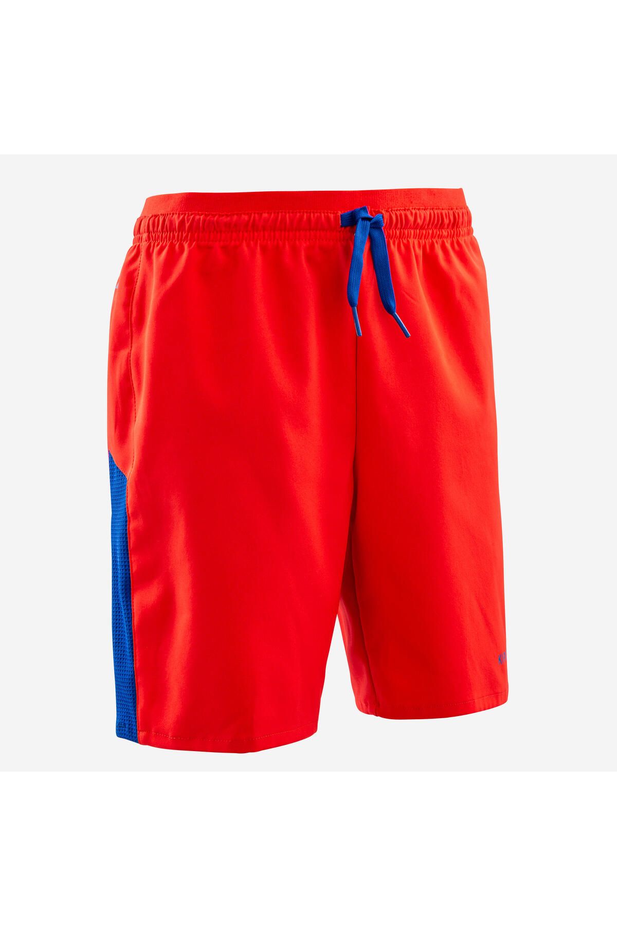 Decathlon Kids Football Shorts Orange Blue Viralto Axton
