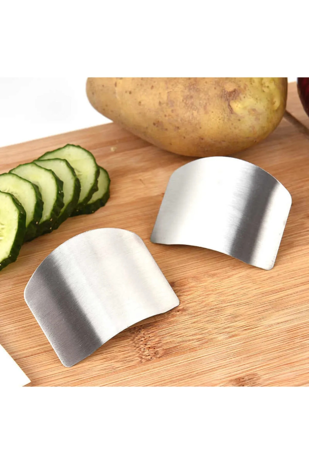 ARNİLLO 2li Metal Parmak Koruyucu Hızlı Ve Güvenli Kesme Paslanmaz Çelik Koruyucu Aparat