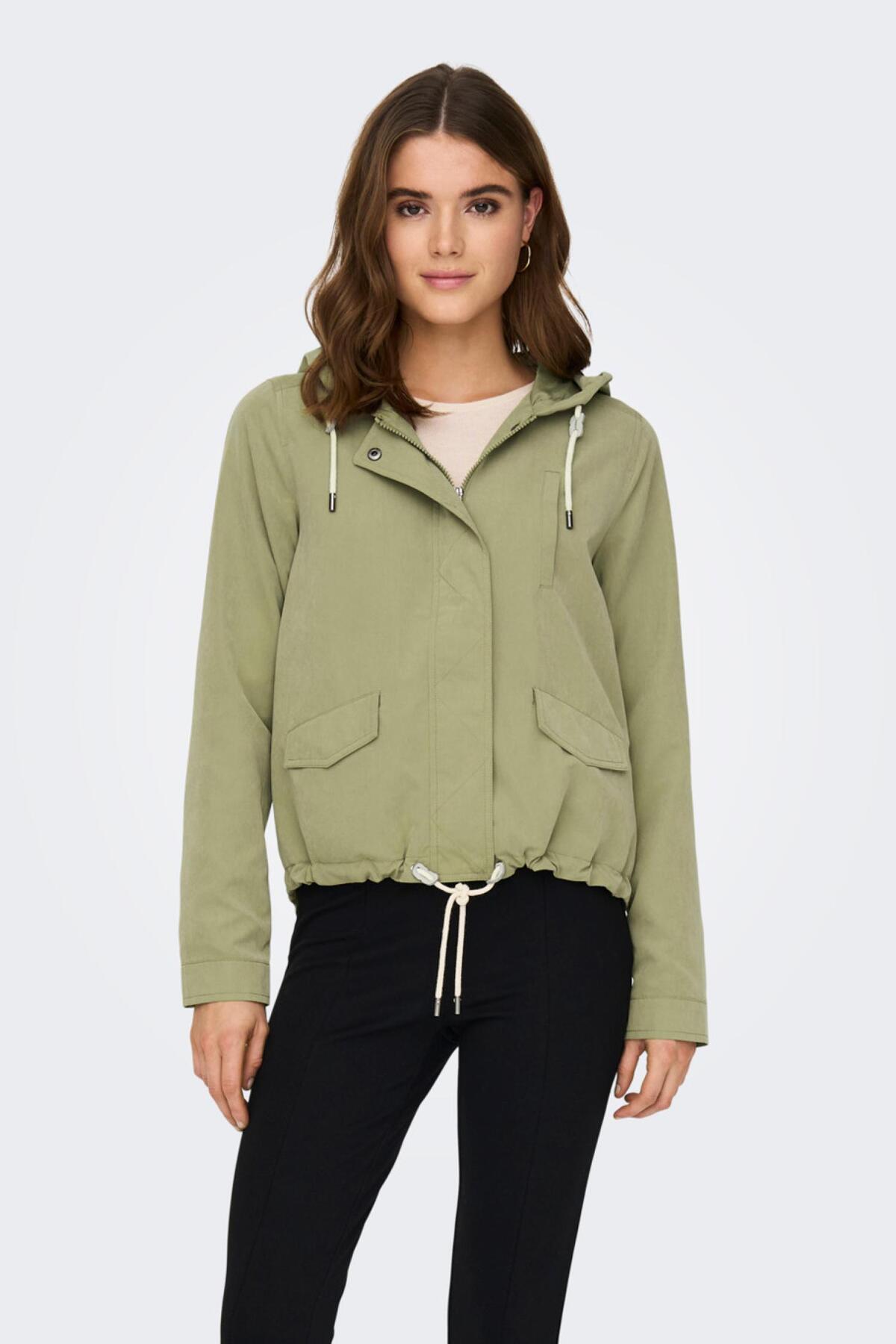 15218613-23yOnlskylar Hood Spring Jacket Cc Otw Women's Coat