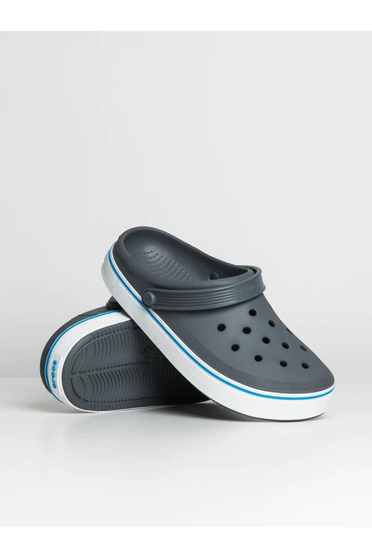 Gray crocs sandals hotsell