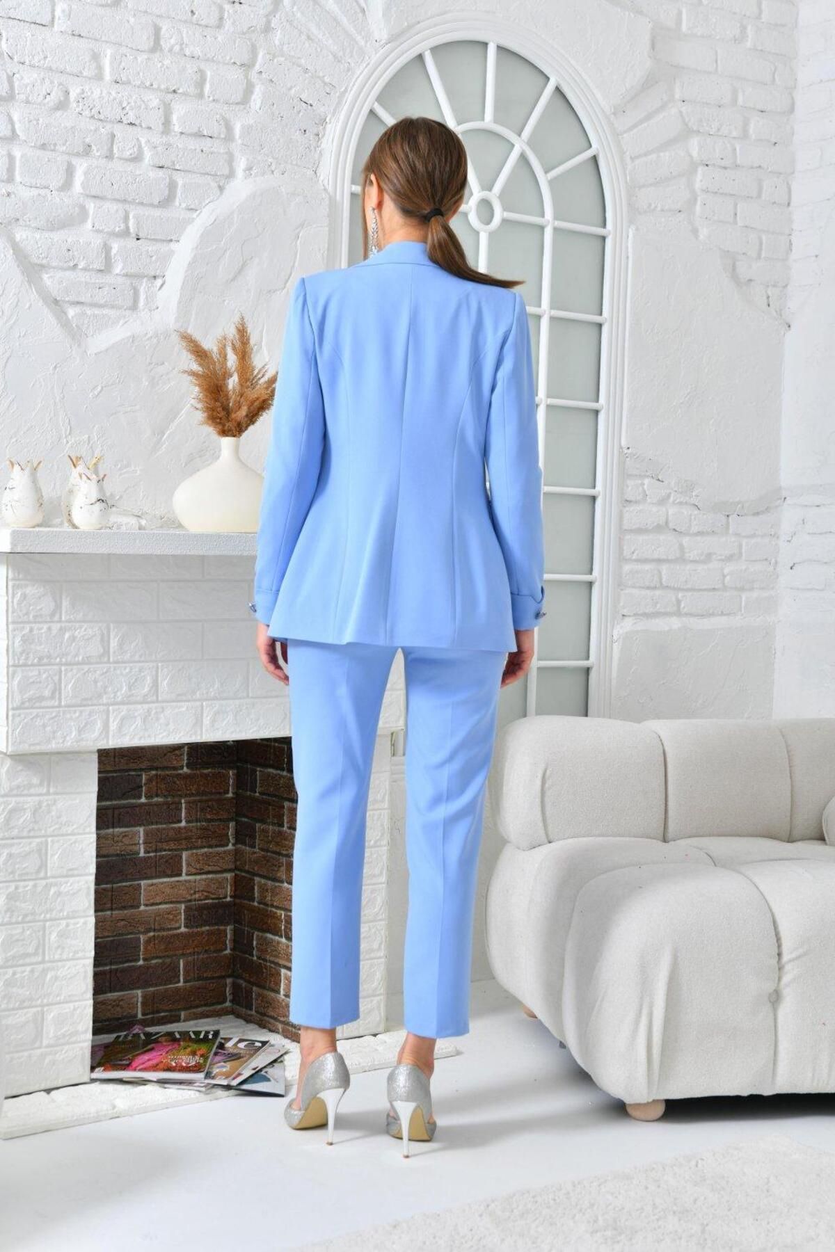 Light Blue Women's Suit