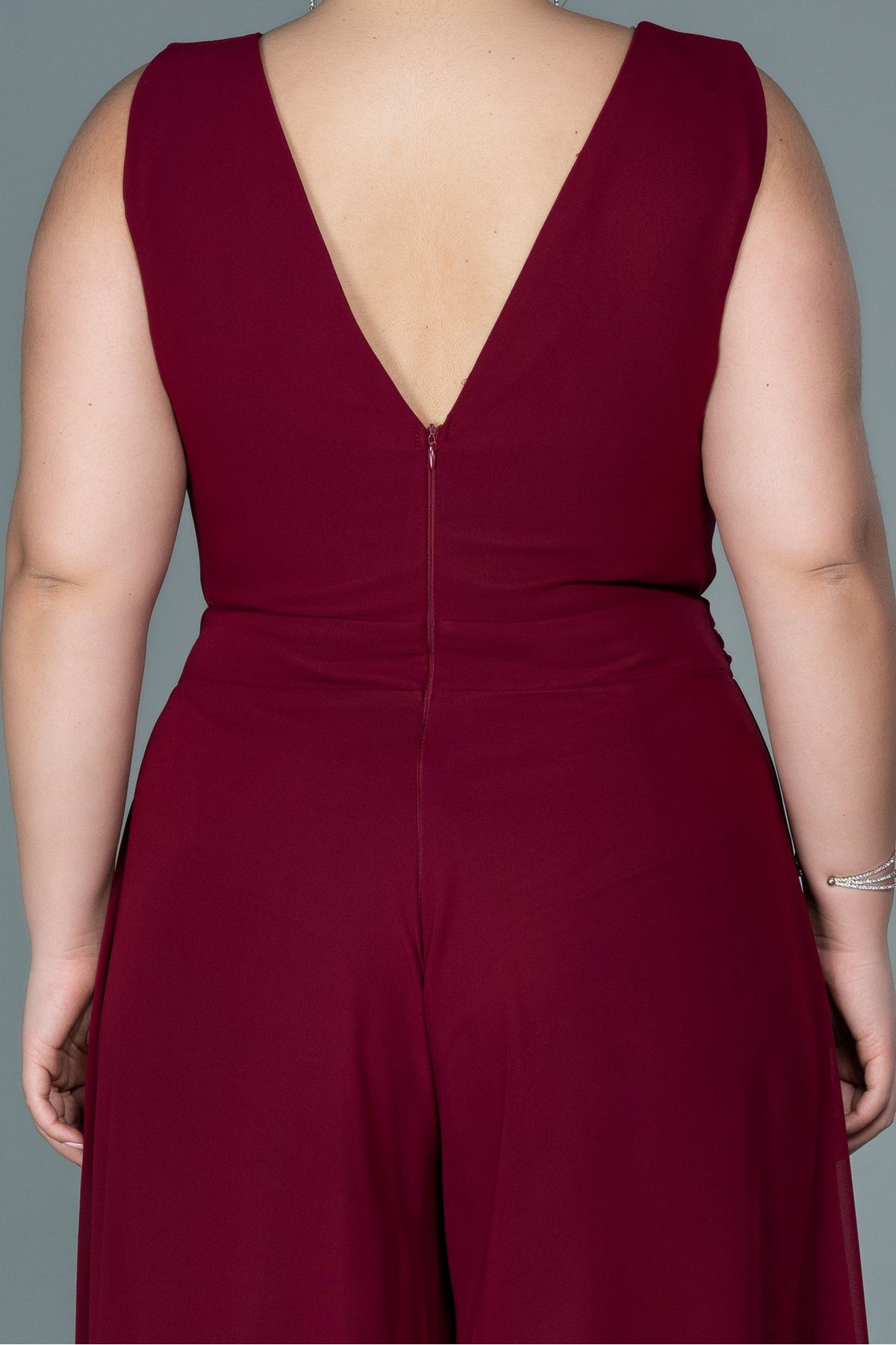 Maroon jumpsuit shop plus size