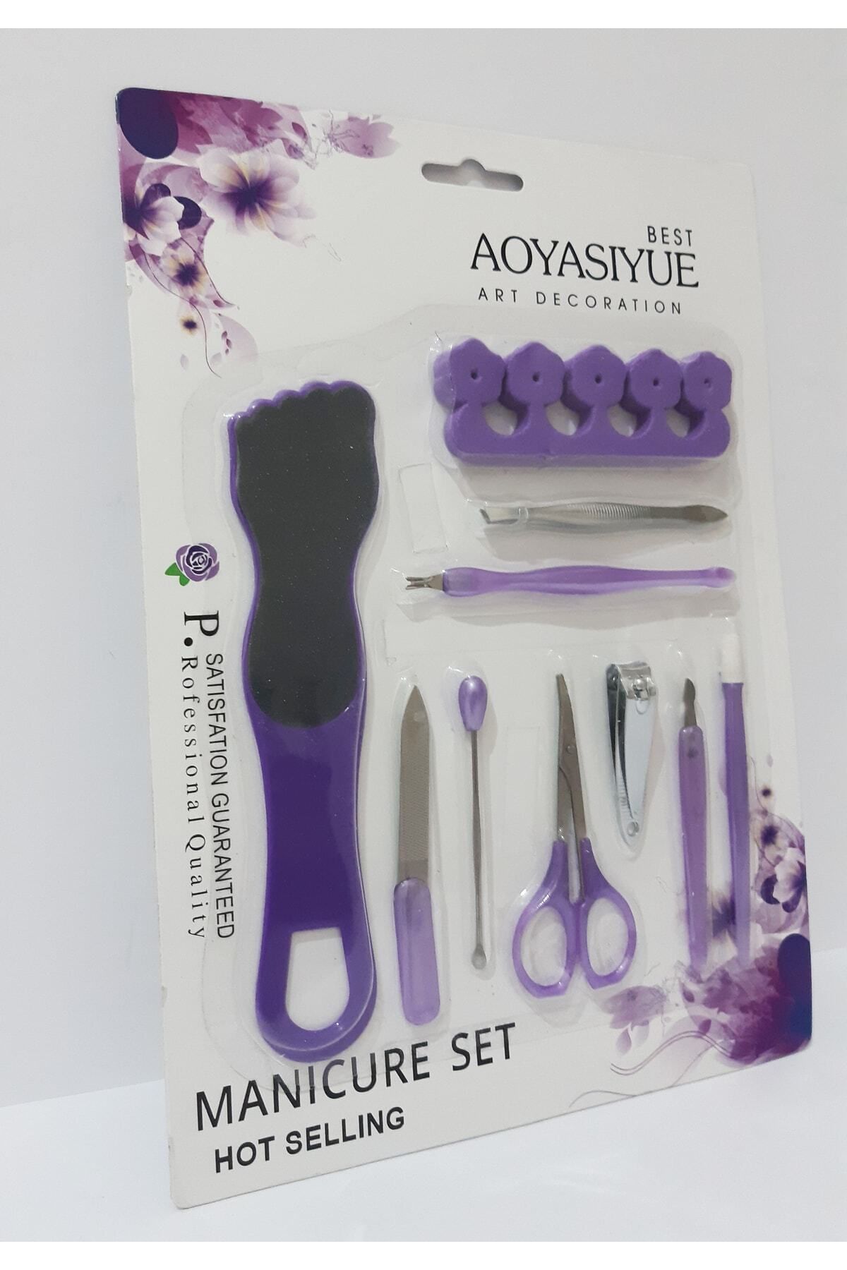 renkli çiçekler-Manicure Set 10 Piece Manicure Set 2