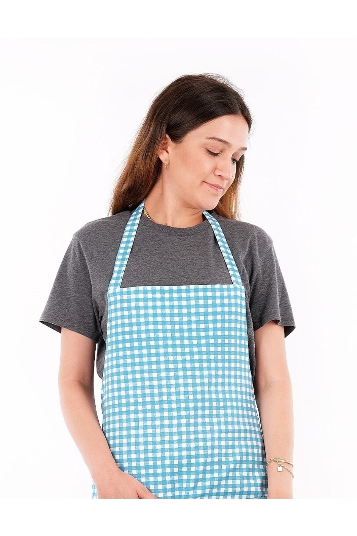 Gingham apron hotsell