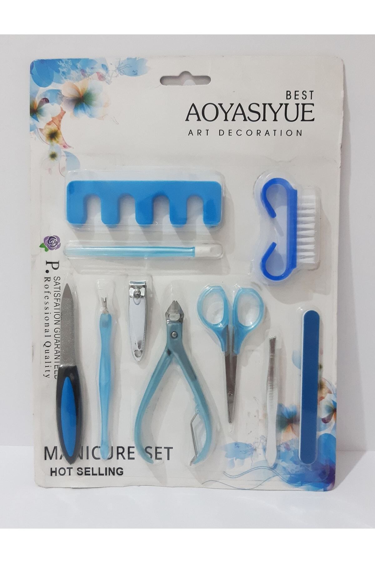 renkli çiçekler-Manicure Set 10 Piece Manicure Set 1