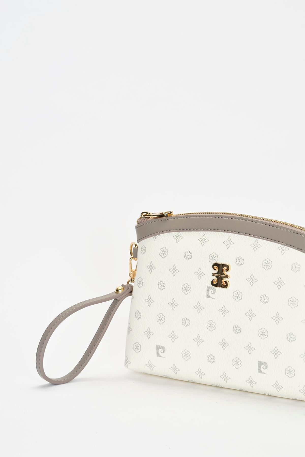 Pierre Cardin-White Monogram Women's Clutch & Clutch Bag 05PO22Y1547 4