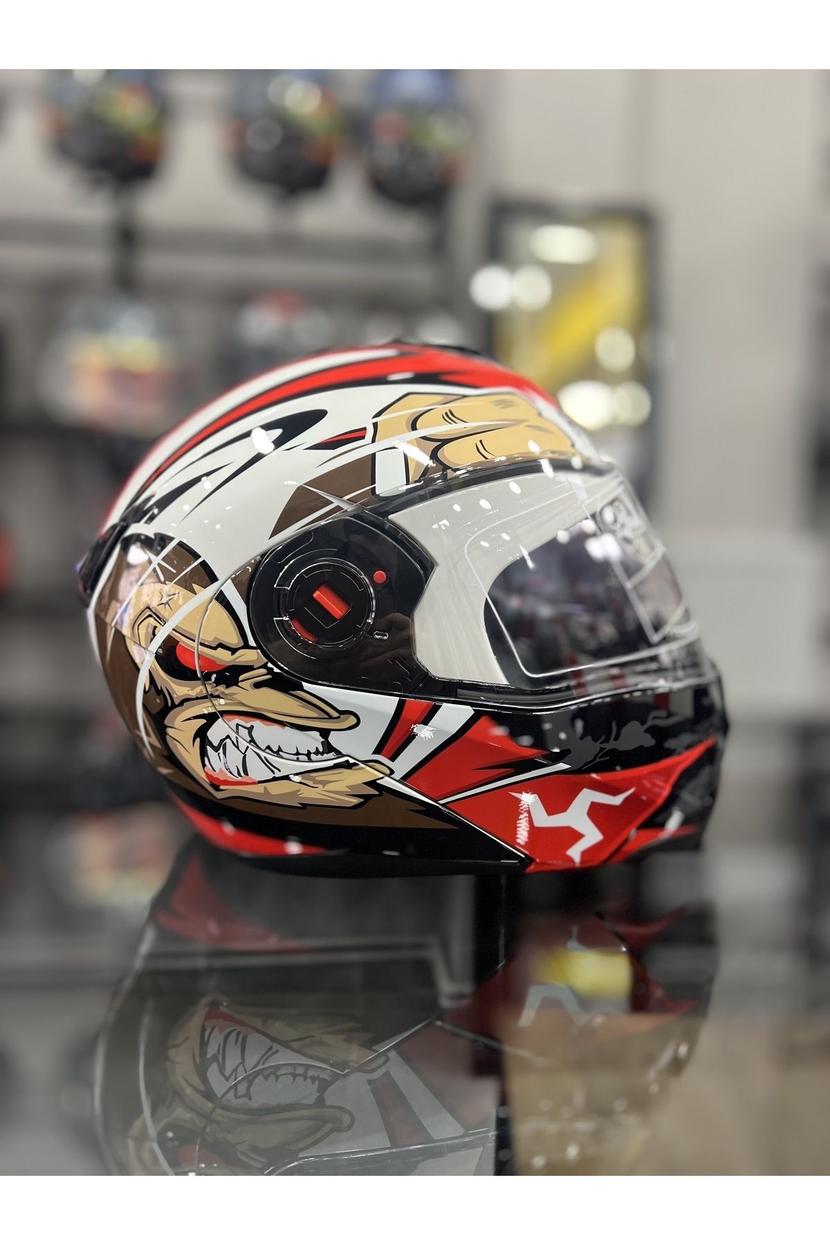 Monkey motorcycle helmet sales