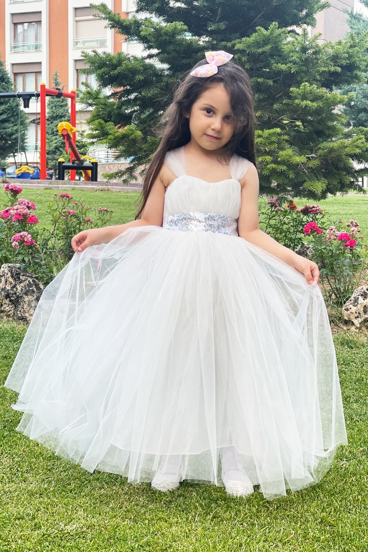 Lovebay Baby Grils Pearl Tulle Princess Dress Birthday Wedding Gown Dresses  for Toddler Kids 0-5 Years - Walmart.com