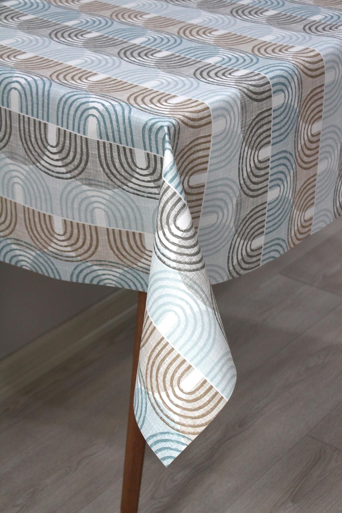 DDHOME-Lined Erasable PVC Oilcloth Tablecloth 206-A 3