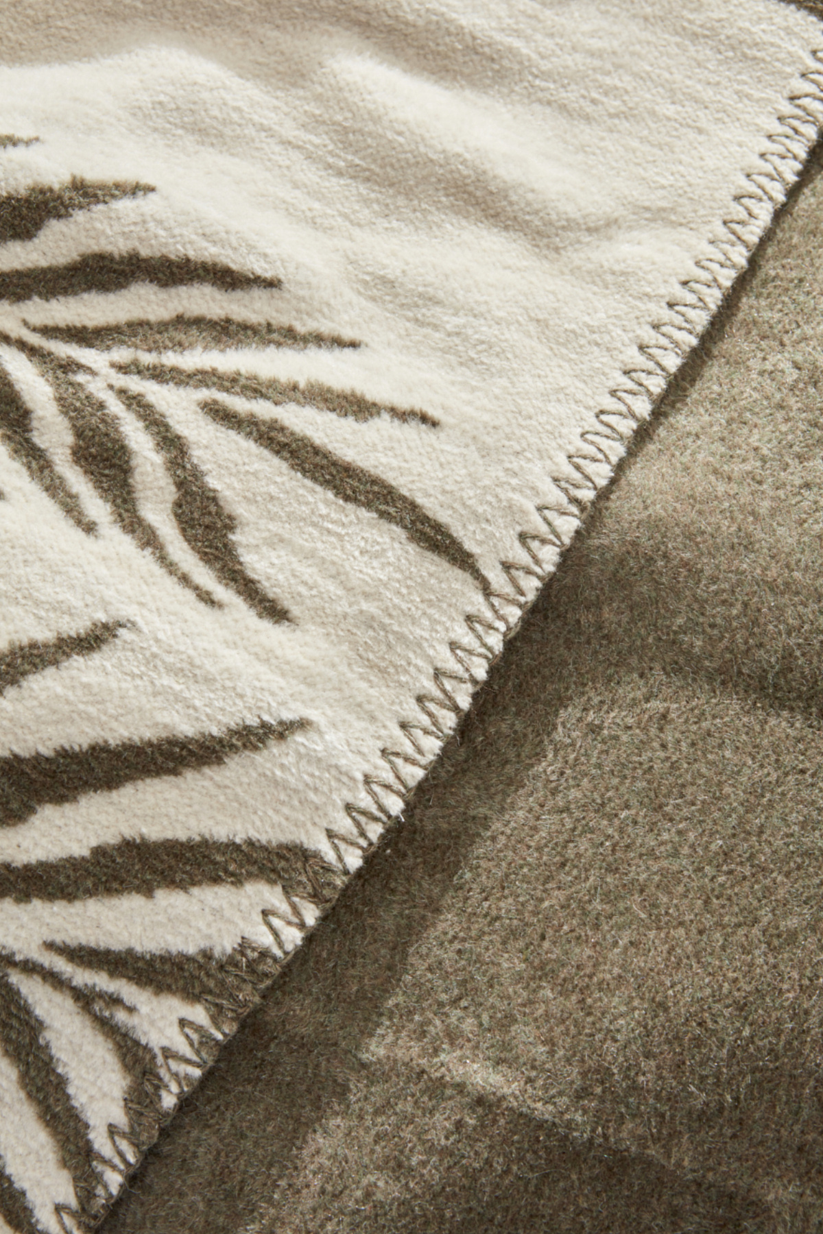 Karaca Home-Leaf Single Cotton Blanket 6