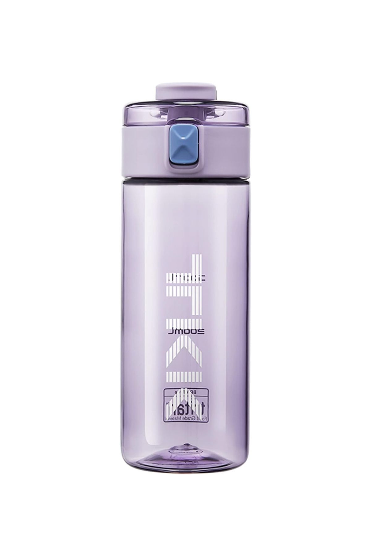 قمقمه ورزشی بنفش دسته حمل و نقل TKK 450ml در مقیاس پوشش قفل قابل راحت جریان آب تریتان Vagonlife