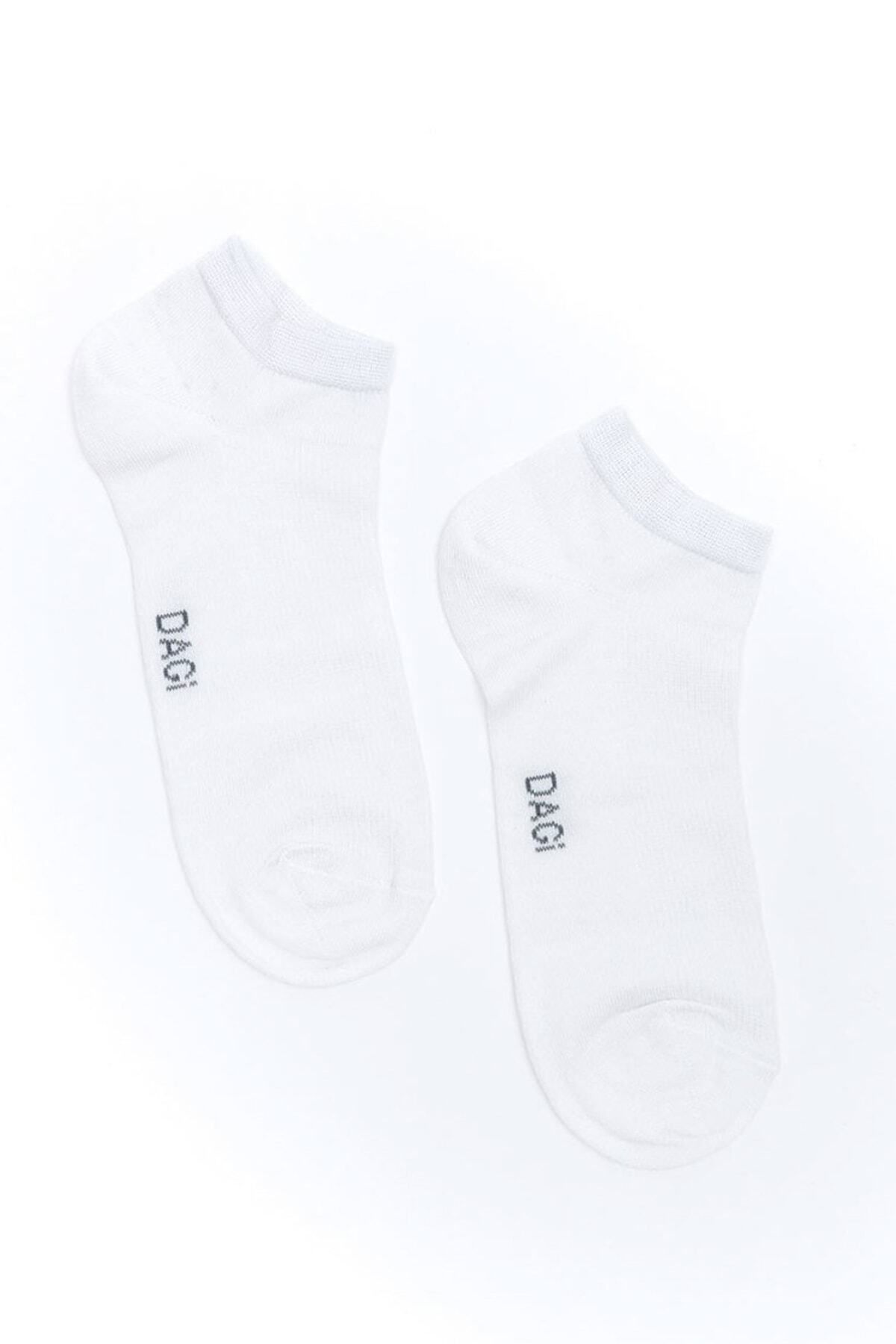 Dagi-Weiße Bambus-Booties-Socken für Herren 1