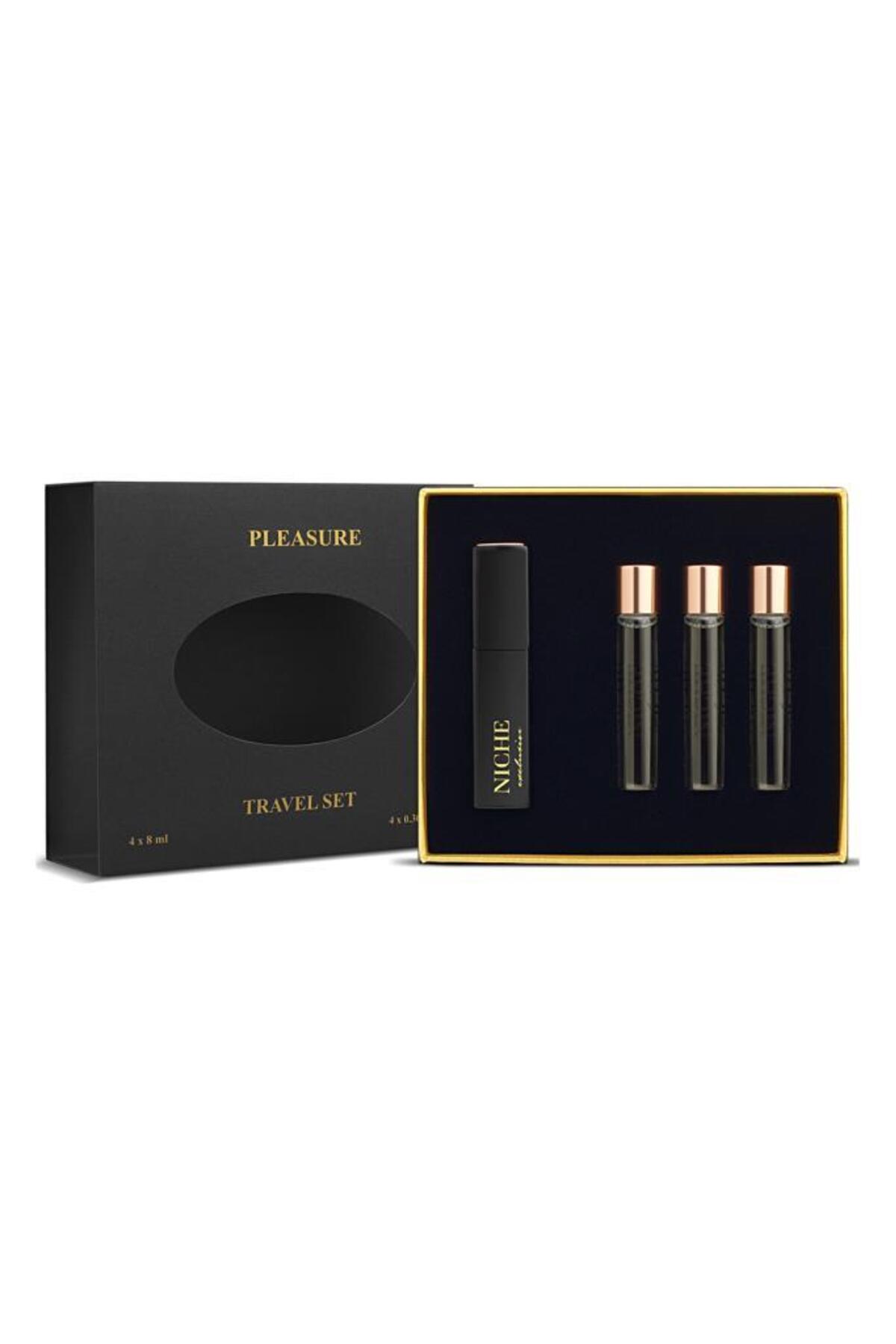 Niche Exclusive Pleasure Travel Set 4x8 ml Kadın Parfüm Seti — 8683210443151