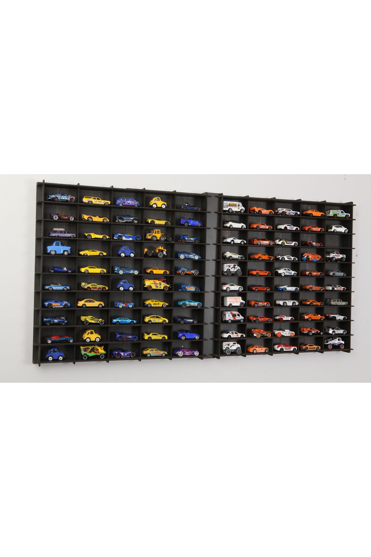 Pleksi Kapaklı 1/64 Hotwheels Matchbox Oyuncak Hobi Koleksiyon Model Araç Rafı Eskitme Siyah