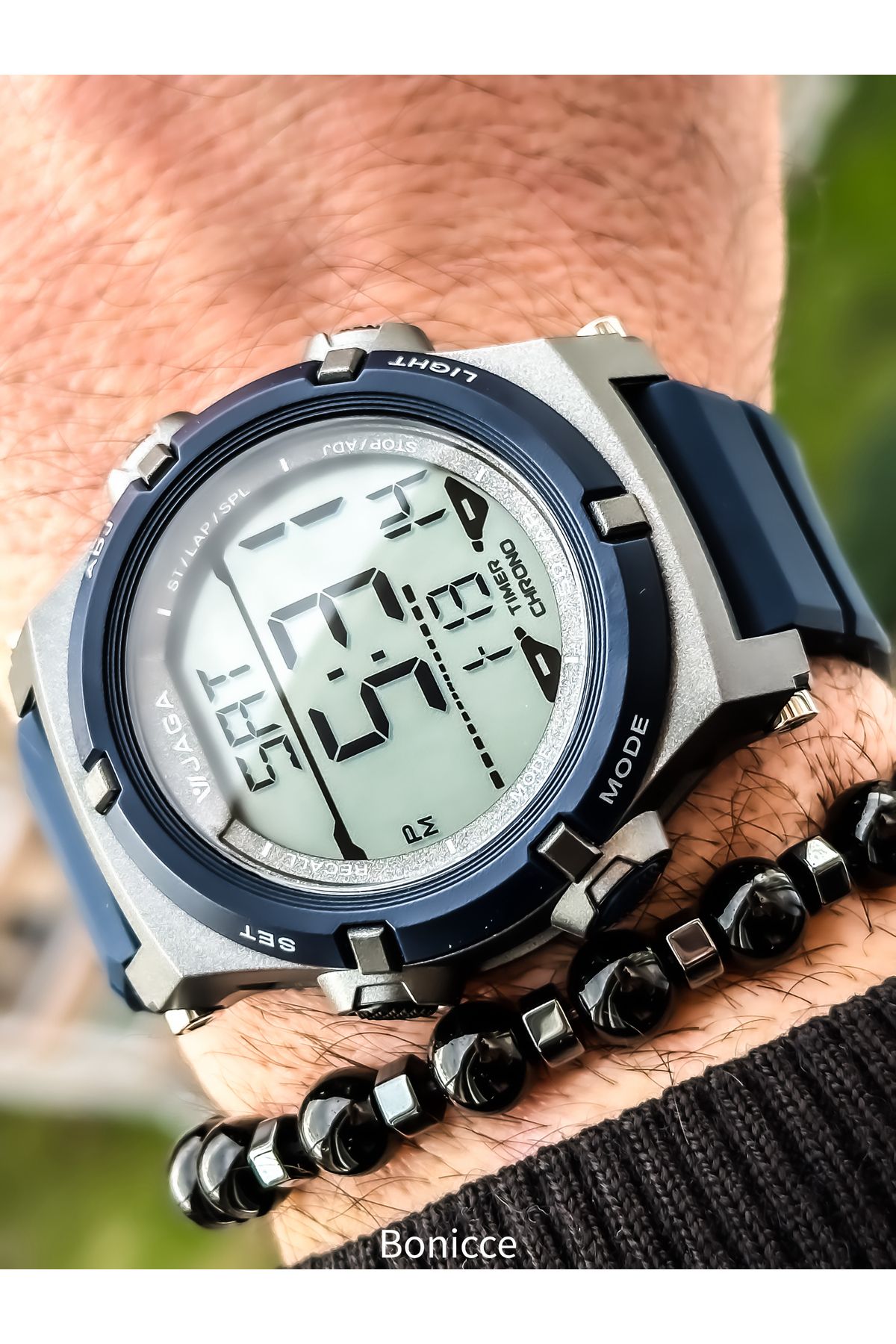Jaga Dark Blue Silicone Band Waterproof Suitable for Pool Sea