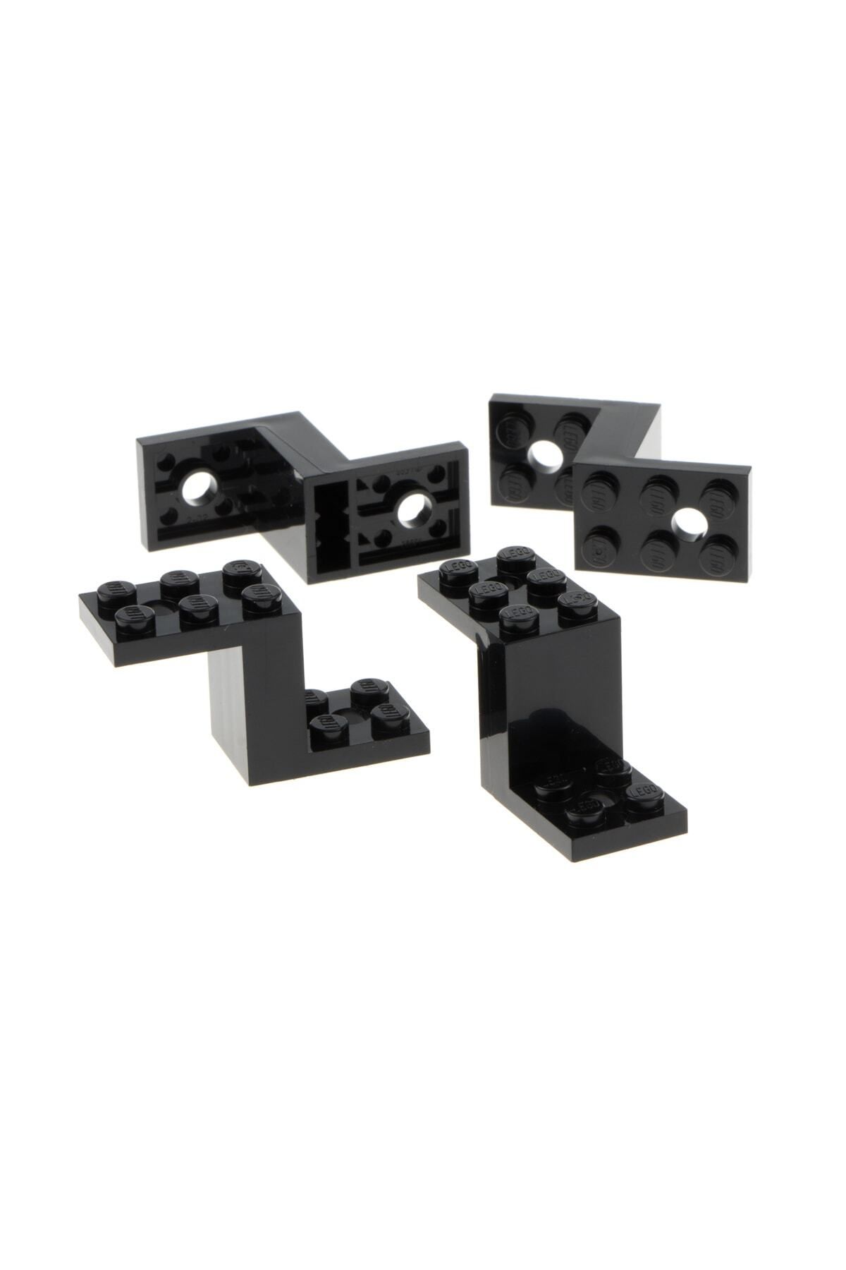 LEGO-Creator Custom Accessory Connection Part Bracket 5 X 2 X 2 Black 6 Pieces Will Be Sent 1