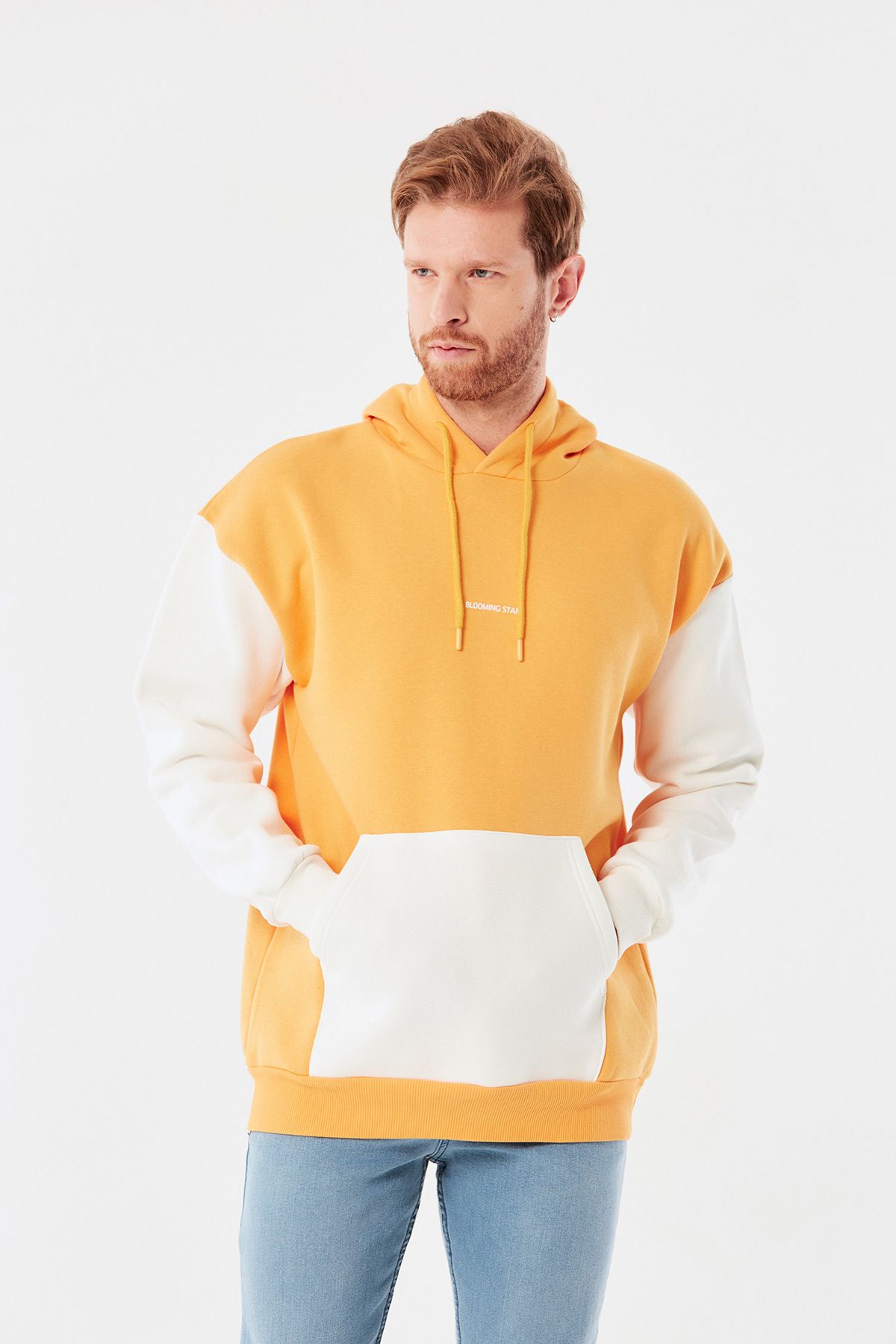 Fulla Moda-Farebná oversize mikina s kapucňou 2