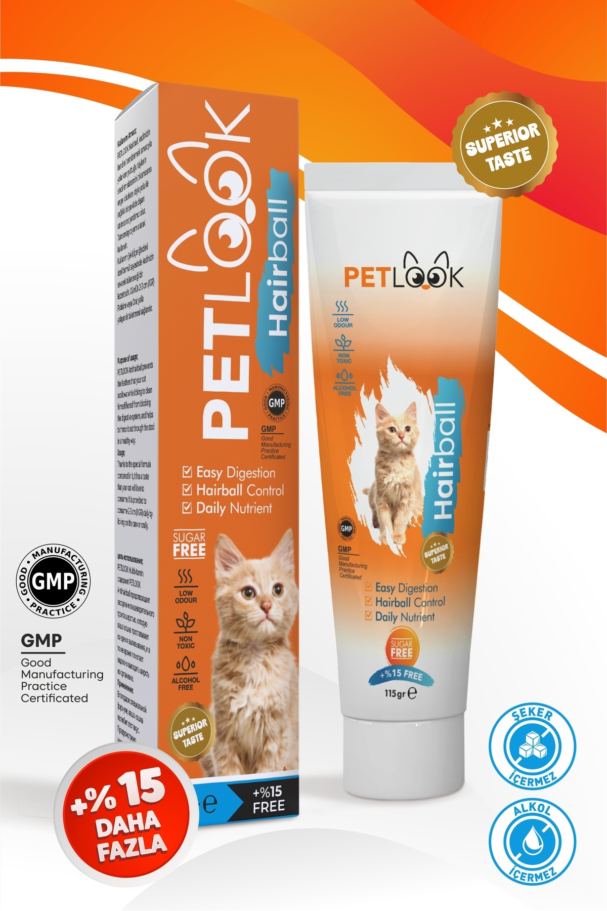 超リピート【キム】 ドテラ Ep OG TT Lv 15ml ４点 猫P PetLook Kedi Maltı Hairball Tüy Yumağı Önlemeyi Destekleyen Kedi