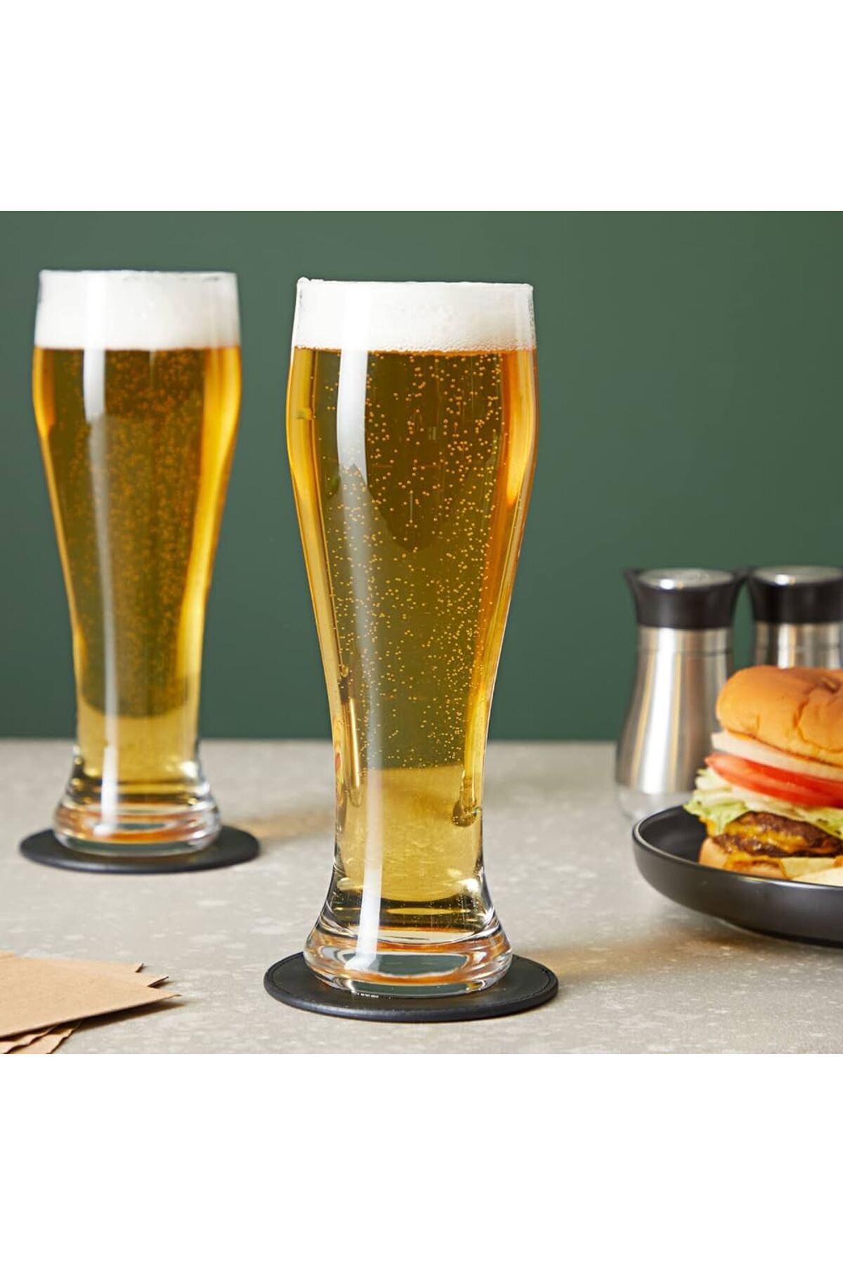 Weizenbeer German 4-Piece 580 CC. Beaker Glass. Madame Luda.