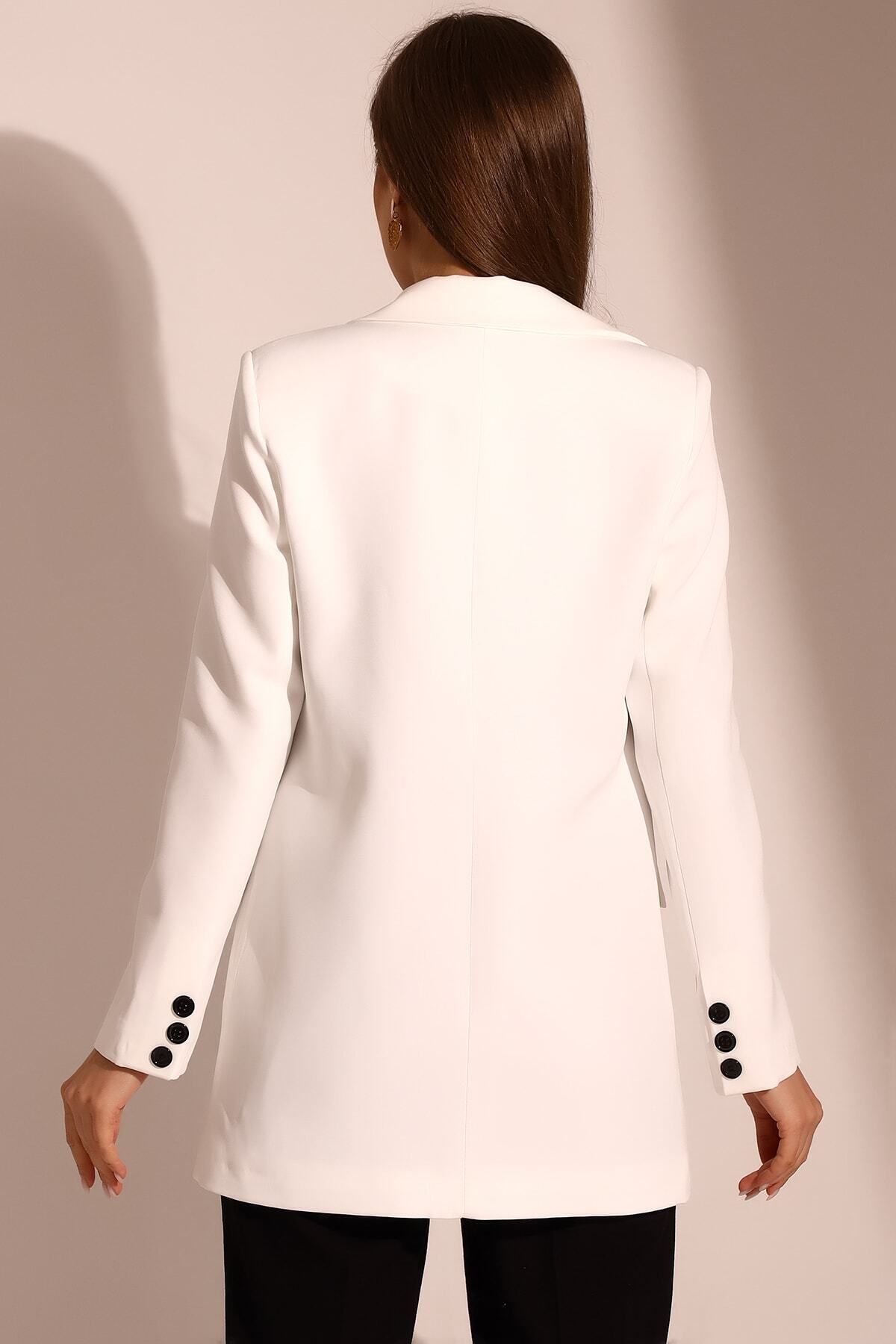 COCOCİX-Single Button Blazer Model Jacket 6
