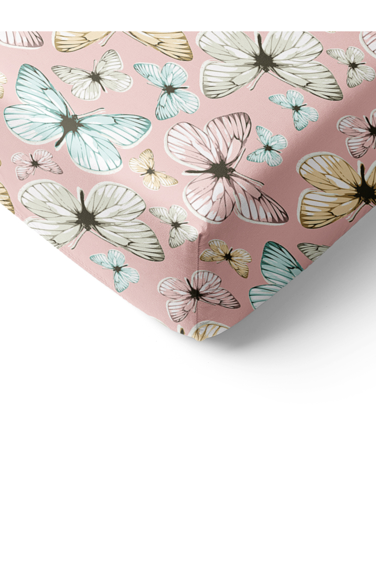 سرویس ملحفه یک نفره  صورتی Evmila | 78276 اورجینال - تصویر 2