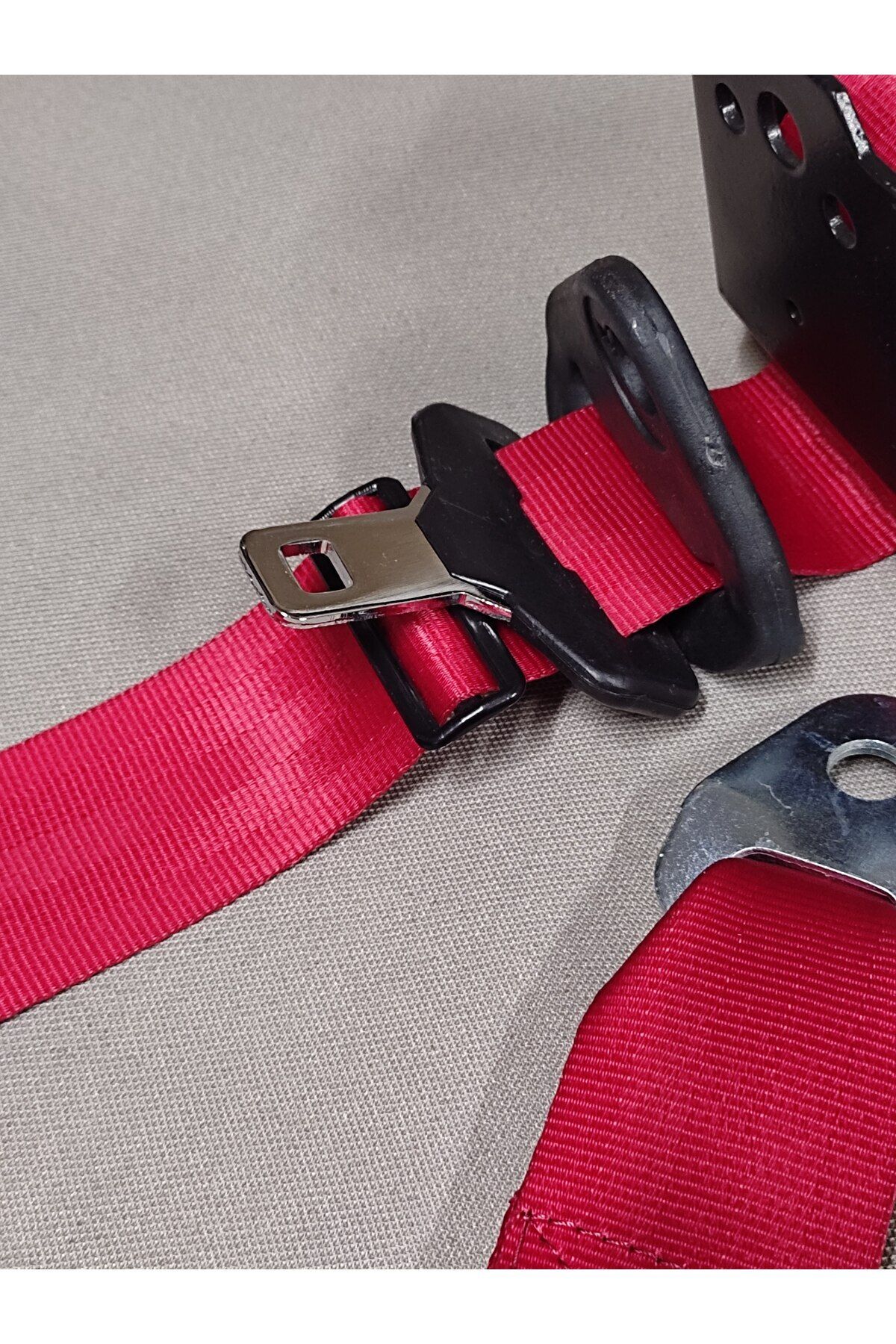 اس اس أوتو حزام مقعد السيارة أحمر 3 نقاط أوتوماتيكي (بكرة فقط) مجموعة واحدة  قطعتين (Tofaş Şahin KARTAL)