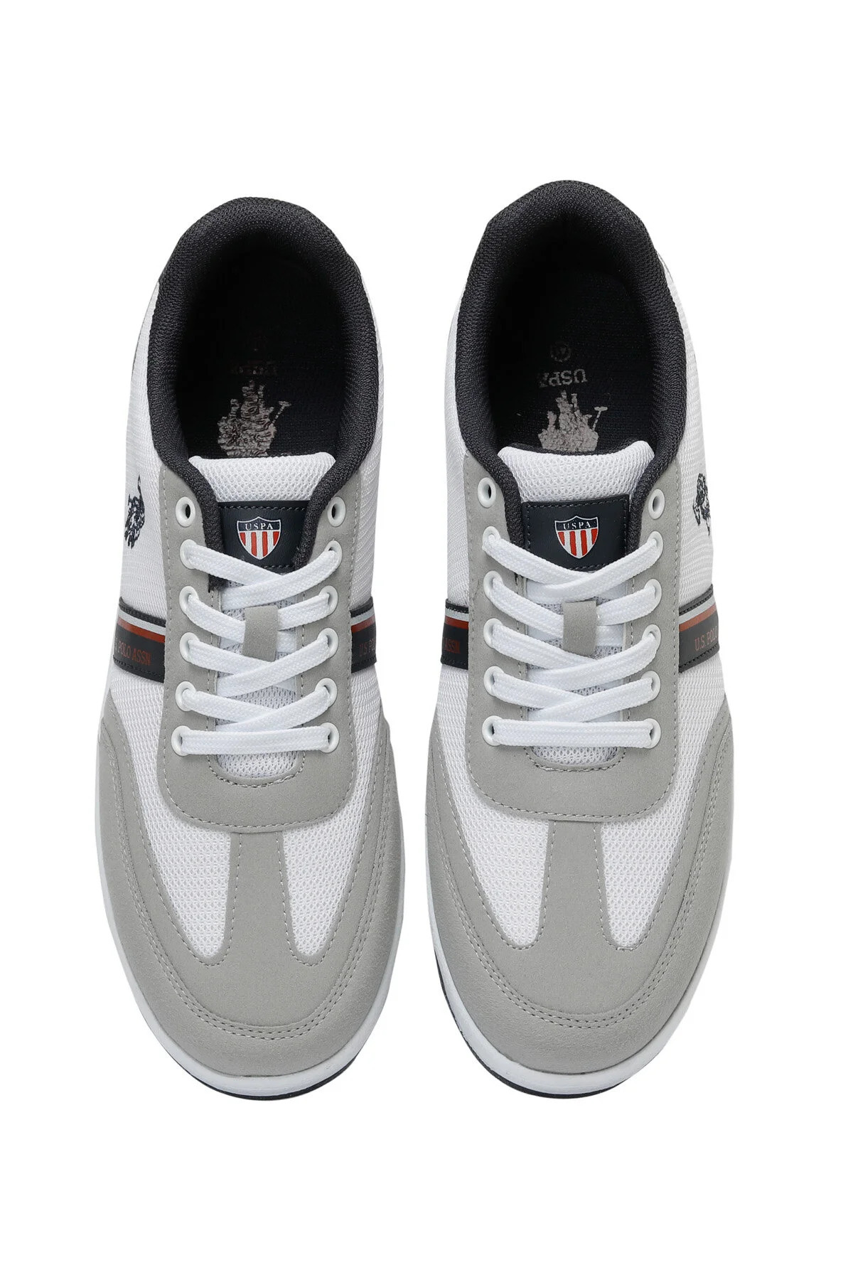 کفش U.S. Polo Assn. یو اس پولو مردانه طوسی برزنتی اورجینال - تصویر 4