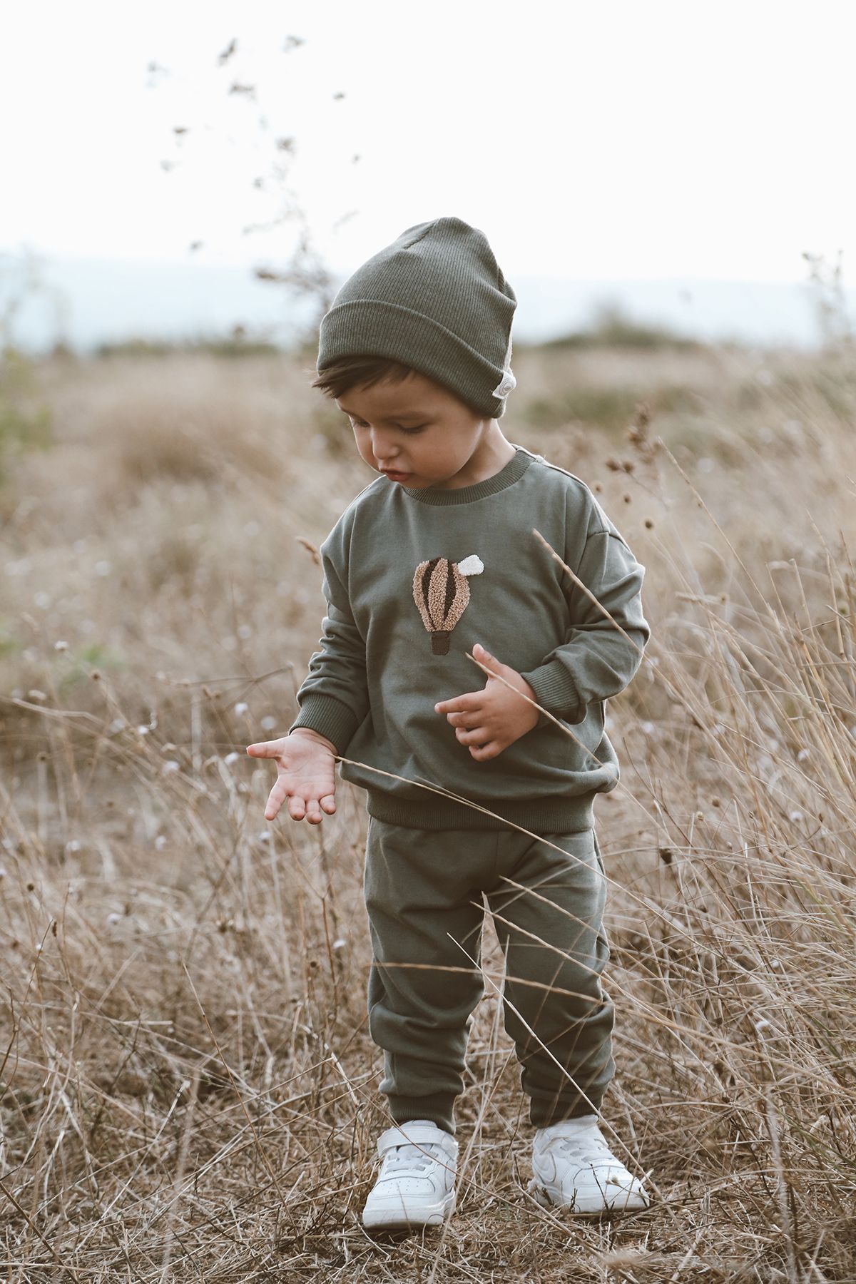 Khaki tracksuit kids discount