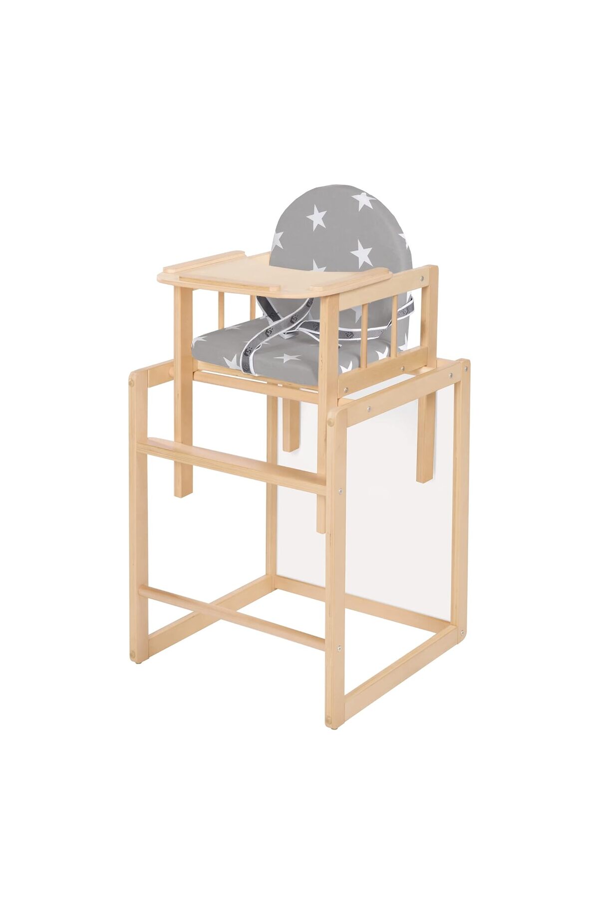 Armadio Tessuto Roba Little Stars - 175x110x45 Cm, 6 Scomparti, Con Cerniera, Grigio - Foto 6