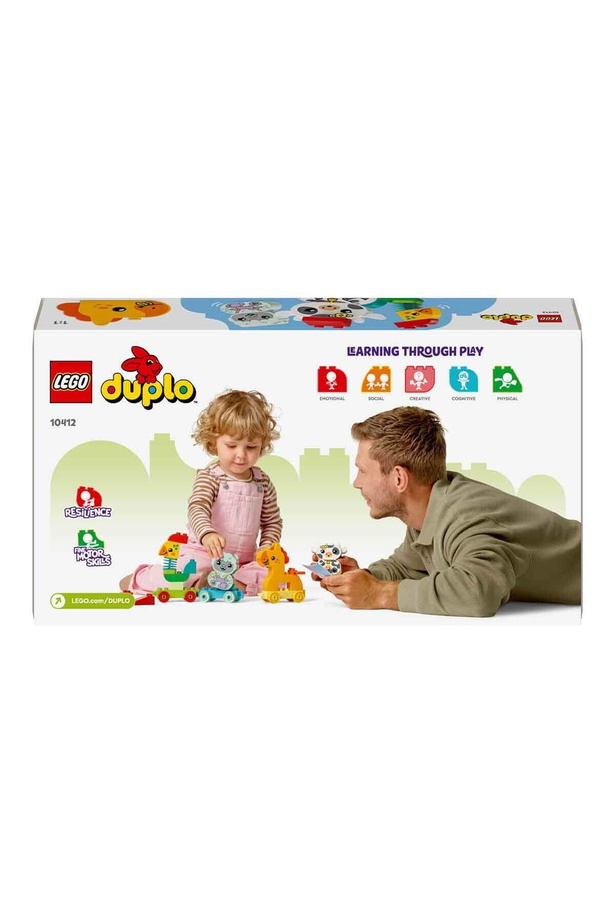 LEGO DUPLO® İlk Hayvan Trenim 10412 - 1 Buçuk Yaş ve Üzeri Çocuklar için Tekerlekli Oyuncak fotoğrafı 4 (önizleme)