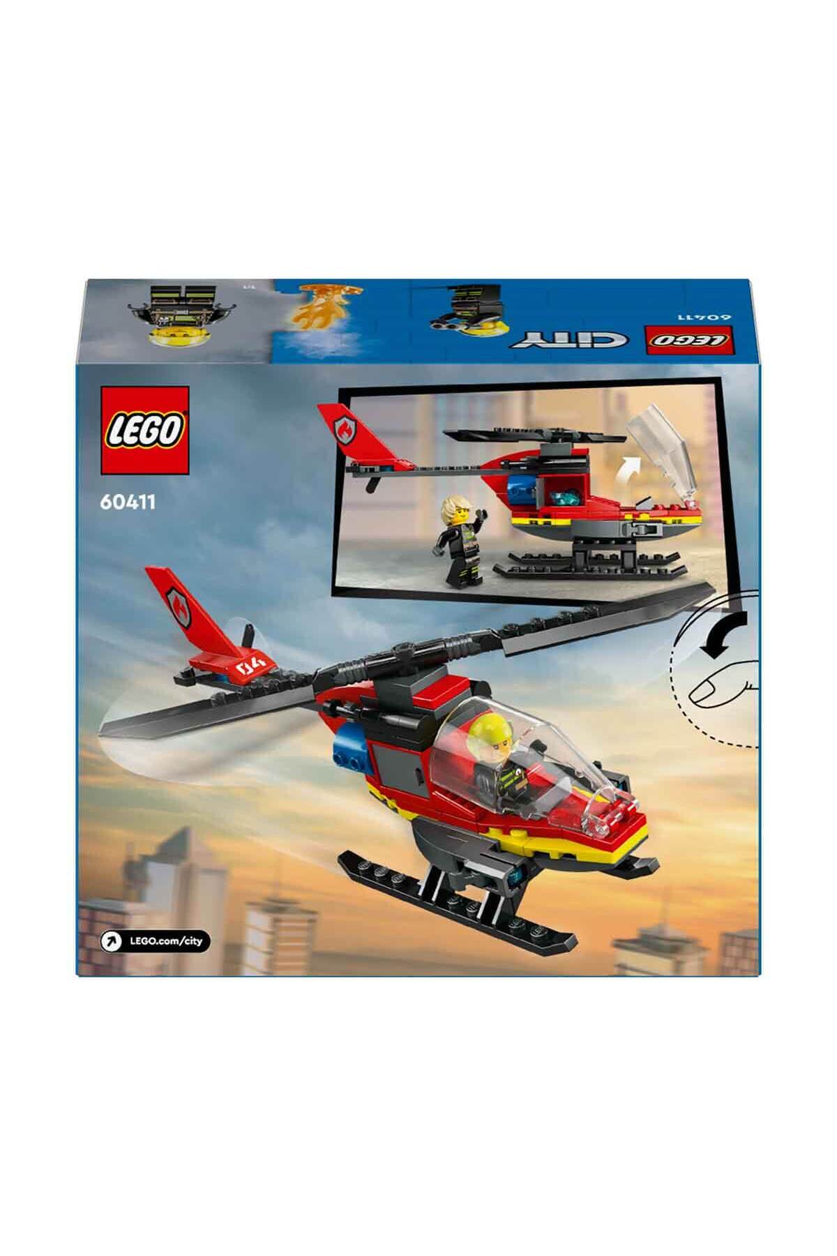 هلیکوپتر آتش‌نشانی و نجات شهری ۶۰۴۱۱ – فیگور مینی خلبان برای کودکان ۵ سال به بالا