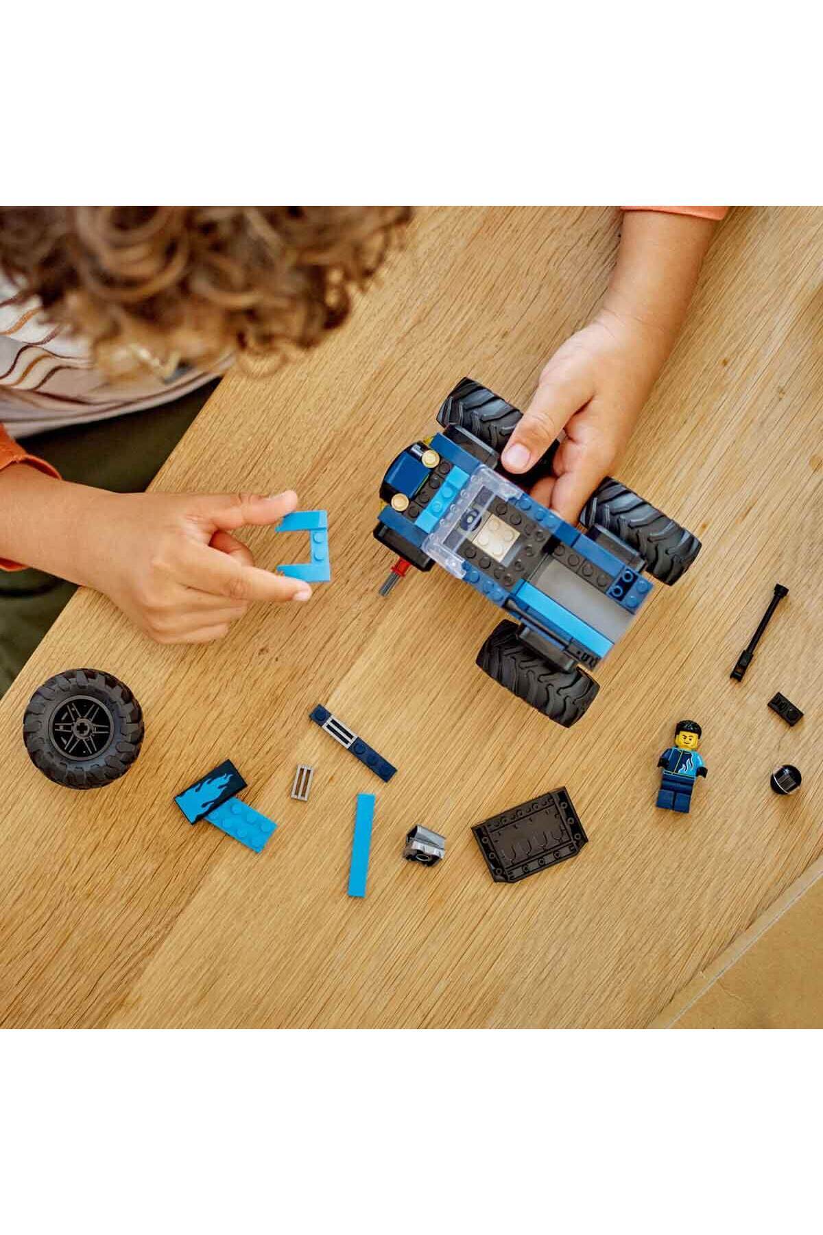 ® City Blue Monster Truck 60402 - خلاقانه با وانت برای کودکان ۵ سال و بالاتر