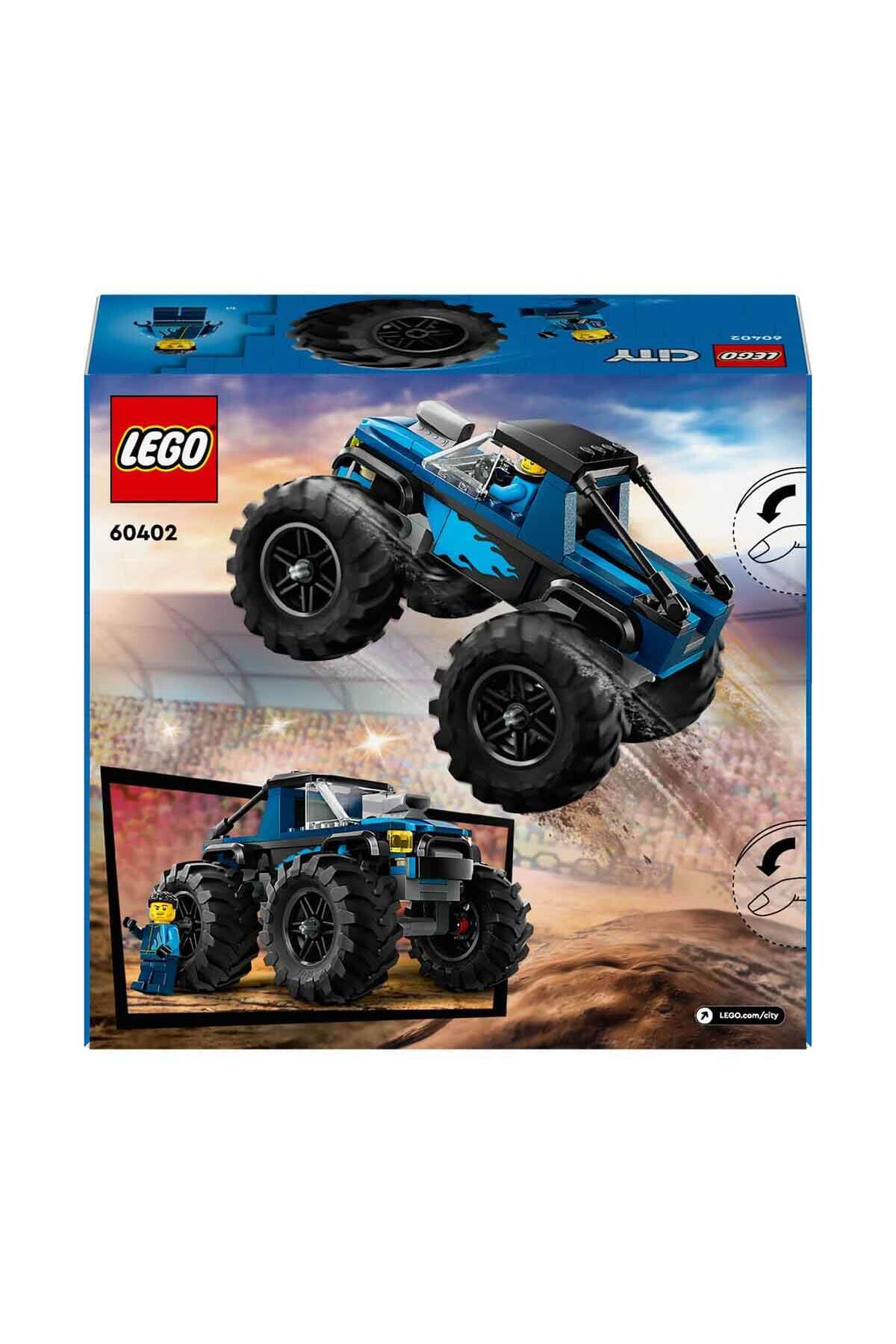 ® City Blue Monster Truck 60402 - خلاقانه با وانت برای کودکان ۵ سال و بالاتر