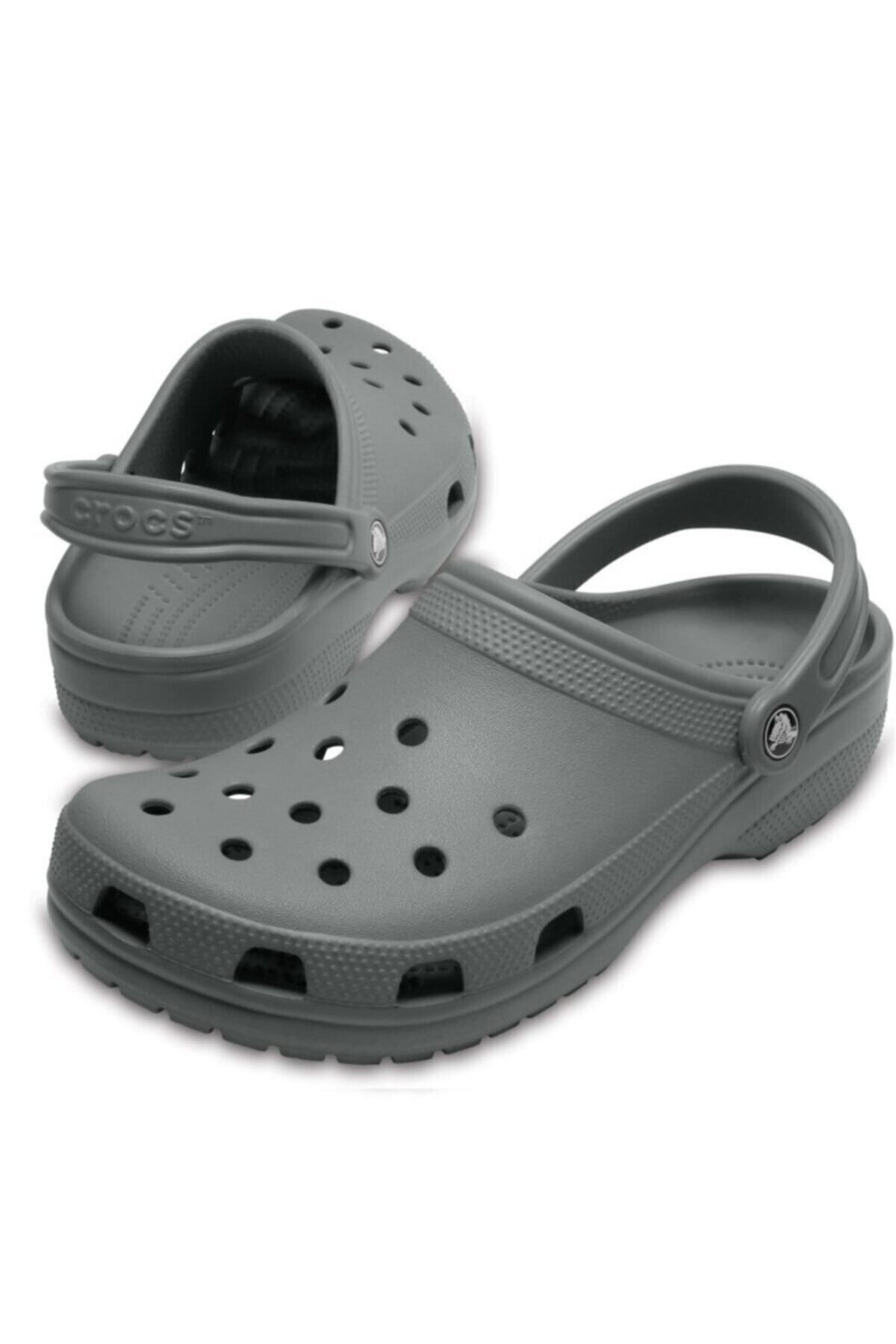 Grey crocs shop