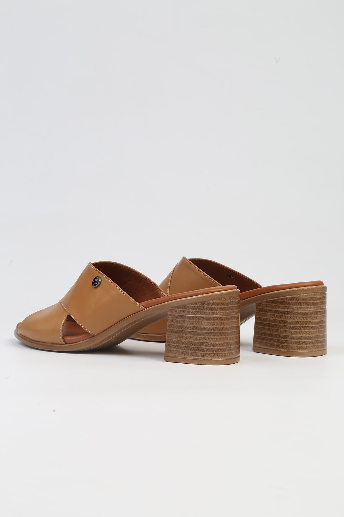 ® | PC-7219 - دمپایی کفش لژدار زنانه بژ Pierre Cardin پیر کاردین اورجینال - تصویر 3