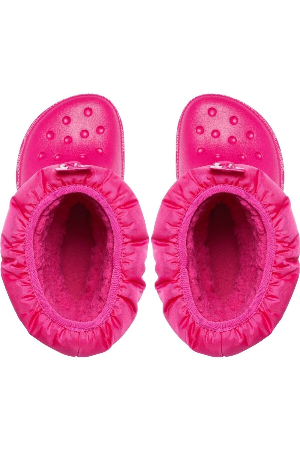 Girls clearance crocs boots
