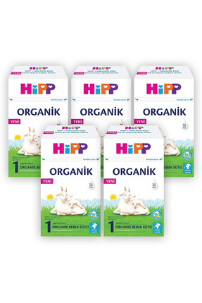Hipp 1 Organik Keçi Sütü Bazlı Bebek Sütü 400 gr X 5 Adet