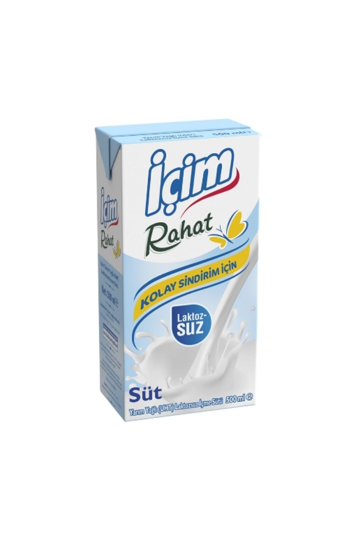 İçim Laktozsuz Süt 500 ml. (6'lı)