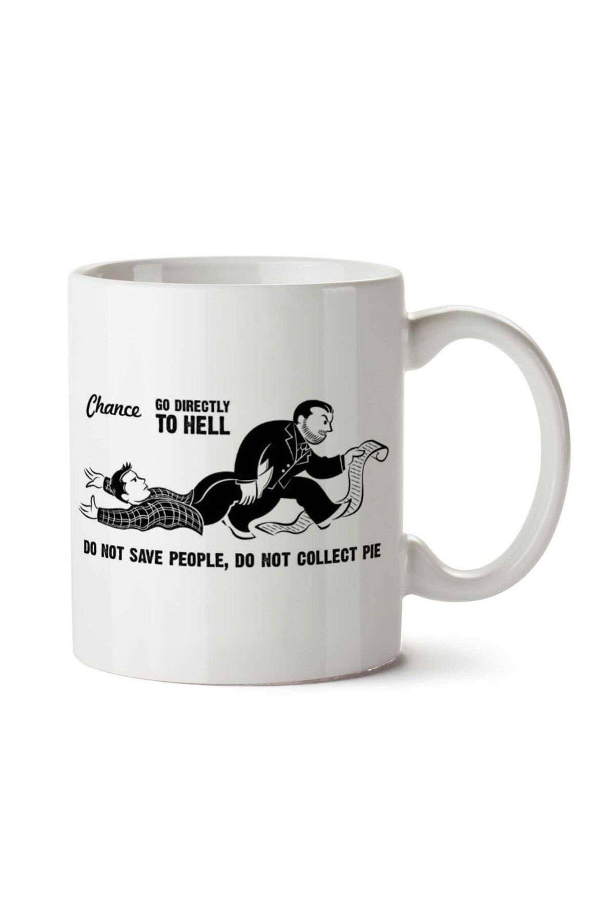 ART HEDİYE-Supernatural Monopoly Go Directly To Hell Two Sided Printed Mug 1