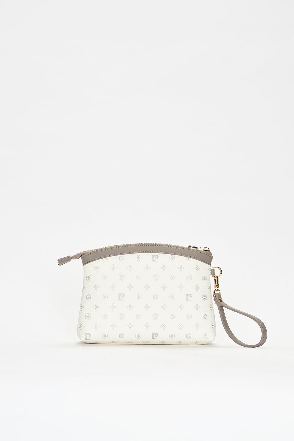 Pierre Cardin-White Monogram Women's Clutch & Clutch Bag 05PO22Y1547 6