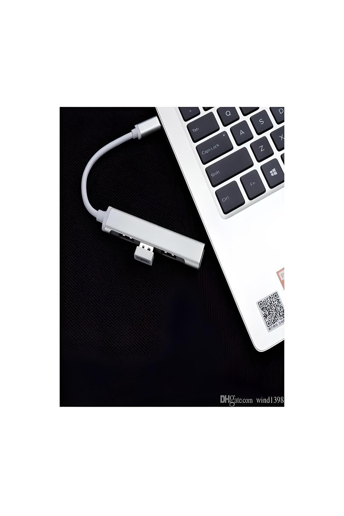 ulu-Type-C to USB 4 Port Multiplexer Compatible with Macbook - High Speed Data Transfer 4