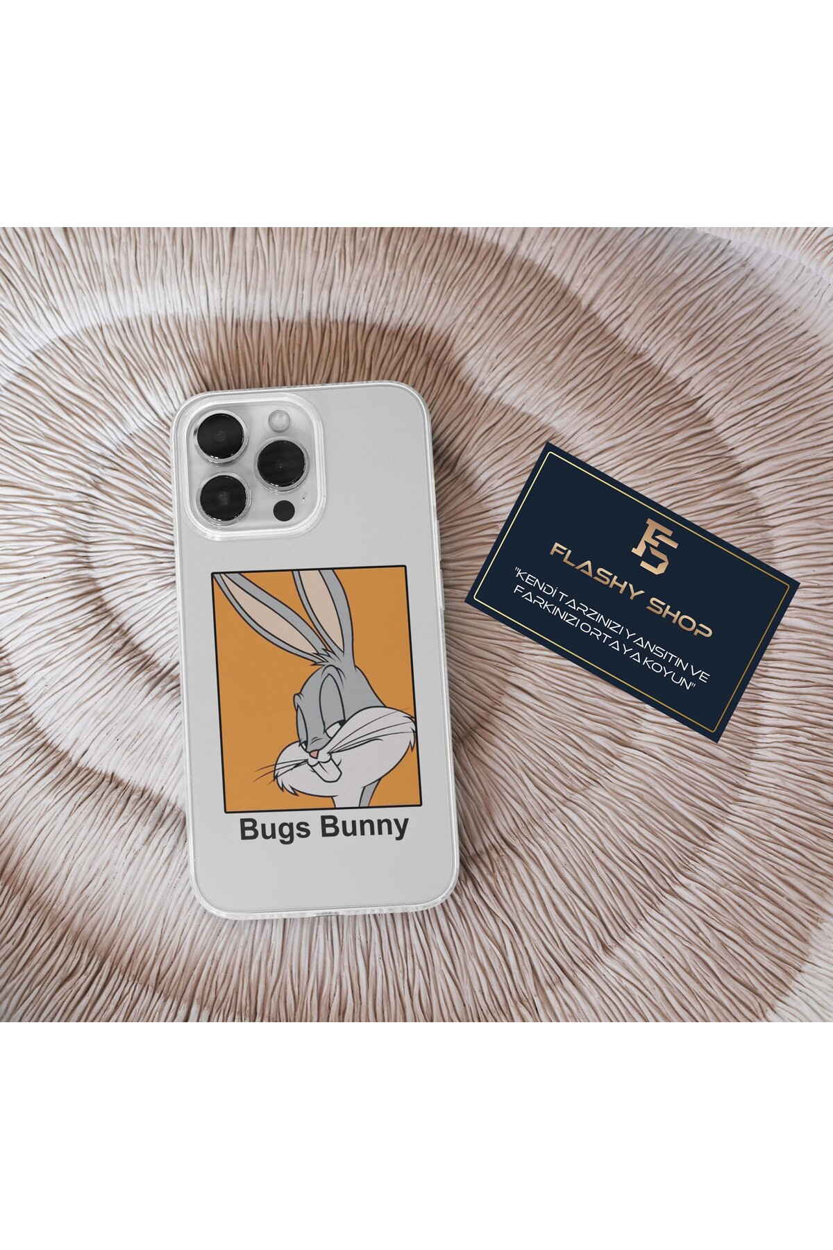 Transparent Case with Bugs Bunny Design for Samsung Galaxy A35