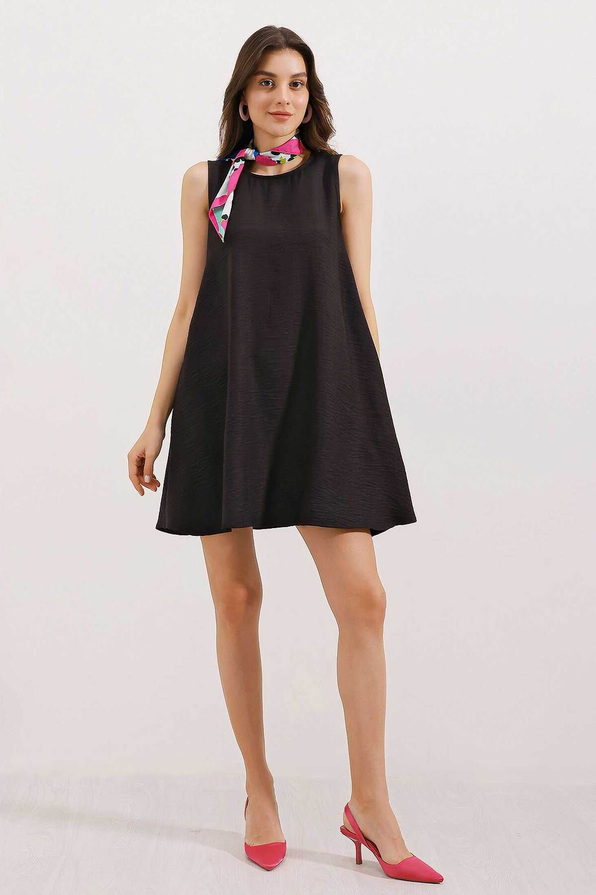Bigdart-2444 Rochie Mini In - Neagra 2