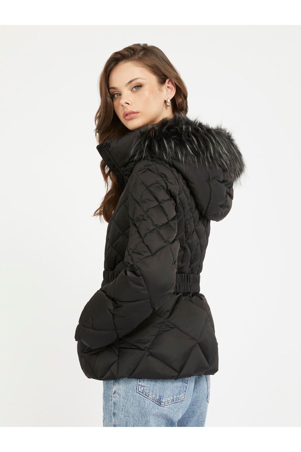 Guess black deals winter jacket