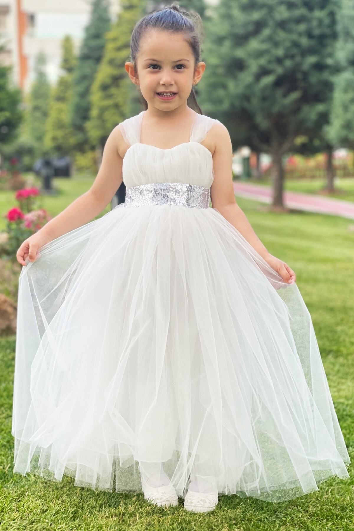 Cheap Little Girls Summer Dresses Flower Lace Wedding Party Gown Kids  Birthday Princess Dress Children Casual Clothing for 3 6 8 Yrs | Joom