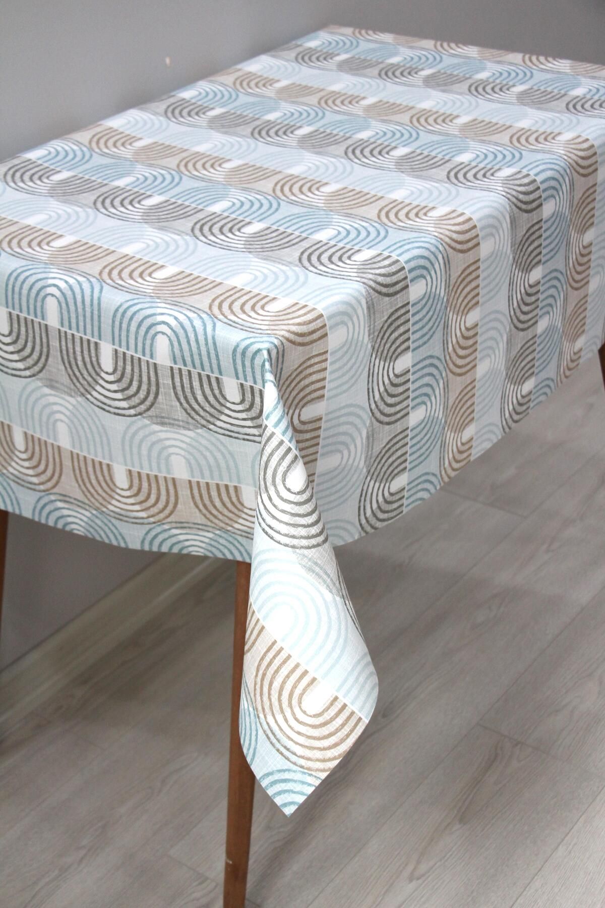 DDHOME-Lined Erasable PVC Oilcloth Tablecloth 206-A 2