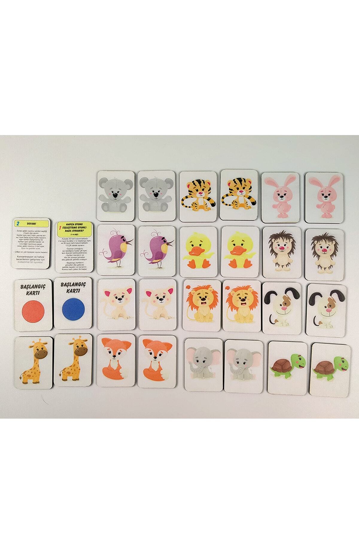 gift plus Ahşap Hafıza Ve Zeka Kartları Eşleştirme Oyunu Çocuk Eğitici Puzzle Yapboz Oyuncak fotoğrafı 4 (önizleme)