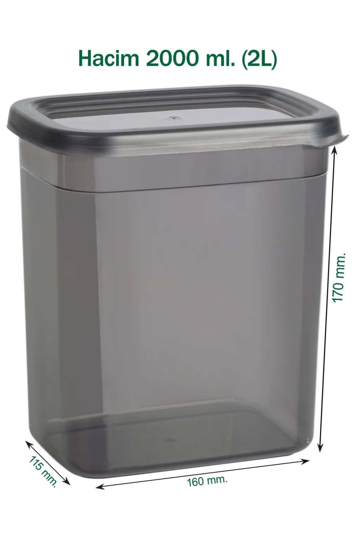 Markayolu-2 Label Dishwasher Tablets and Salt Storage Container 2 Liters 2