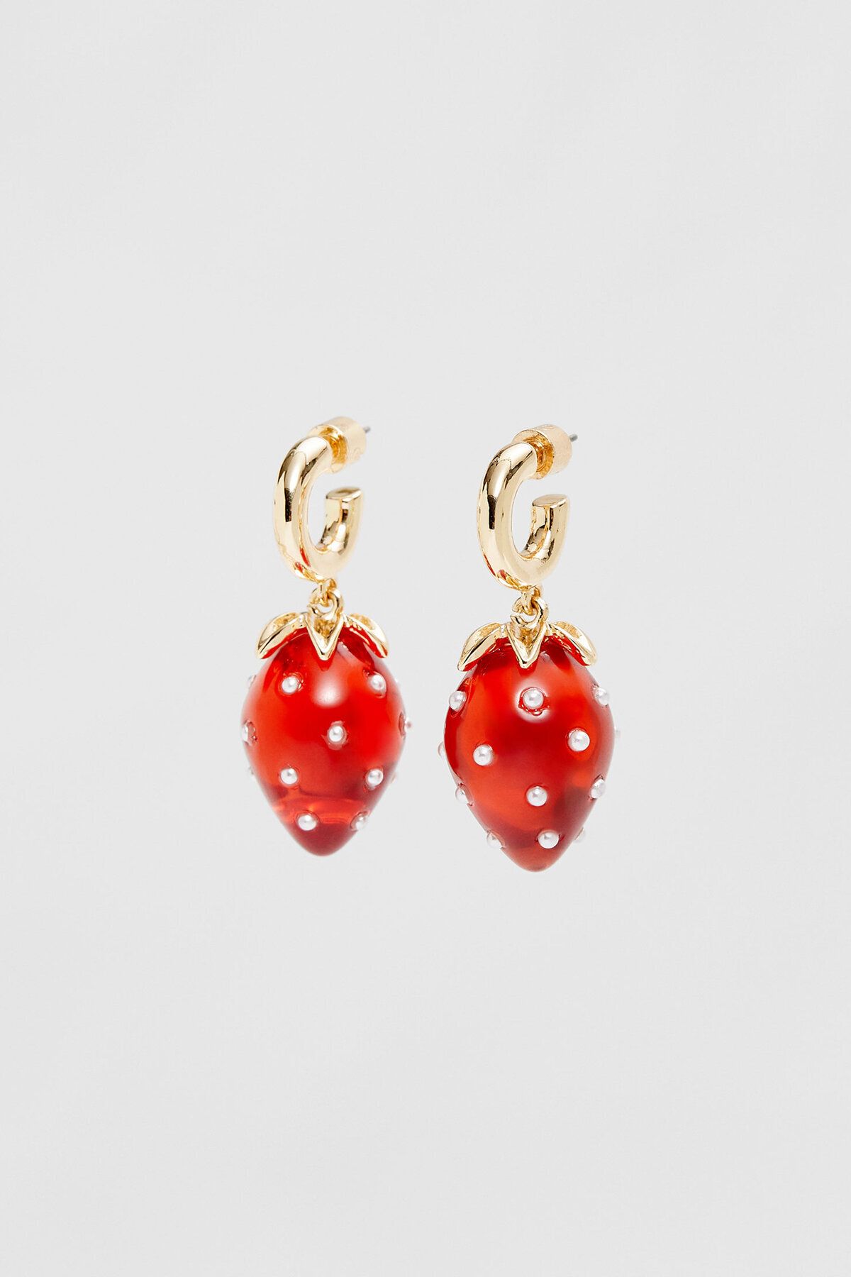 Серьги-подвески Stradivarius Strawberry 00169605